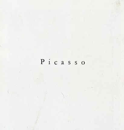 Pablo PICASSO (1881-1973), d'après.
Peintures....