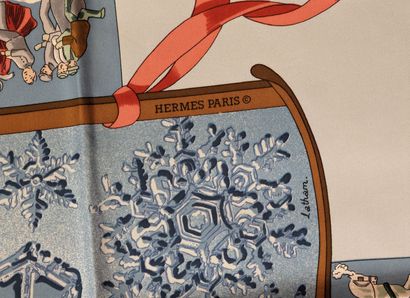 HERMES Paris
Carré en twill de soie imprimée...
