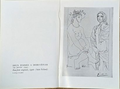 Pablo PICASSO (1881-1973), d'après.
Peintures....