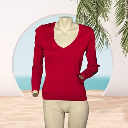 LIU JO
Pull en cachemire rouge avec col en...