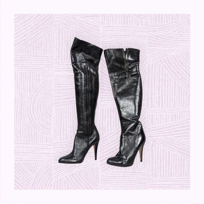 VALENTINO GARAVANI
Paire de bottes cuissardes...