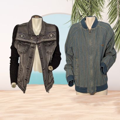 LOT de deux vestes en jeans l'un ONADO à...