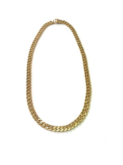 Important sautoir en or jaune 18 K (750/oo)...