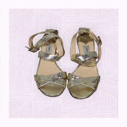 JIMMY CHOO LONDON
Paire de sandales sur léger...