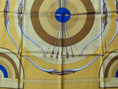 HERMES PARIS
Carré en soie intitulé 