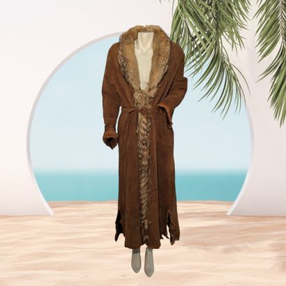 POZZI MILANO
Manteau long de femme en cuir...