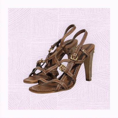 PRADA
Paire de sandales sur talon haut en...