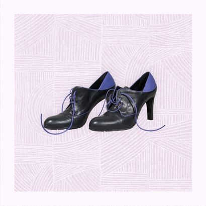 MARC CAIN
Paire d'escarpins lacés vintage...