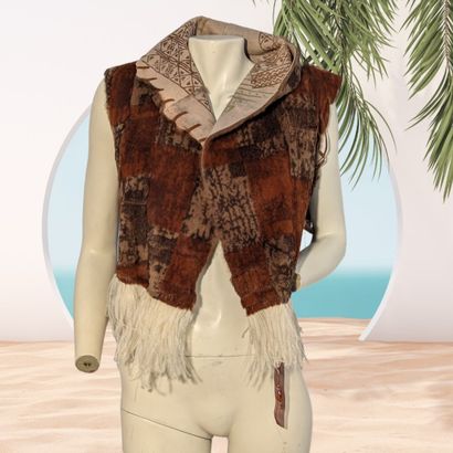 LEGATTE JEANS
Gilet en cuir retourné à doublure...
