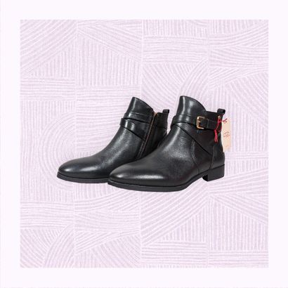 PIKOLINOS
Paire de bottines en cuir noir...