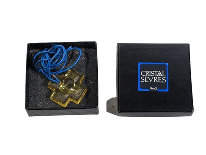 CRISTAL DE SEVRES
Pendentif 