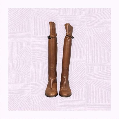 VERO CUOIO
Paire de bottes en cuir couleur...