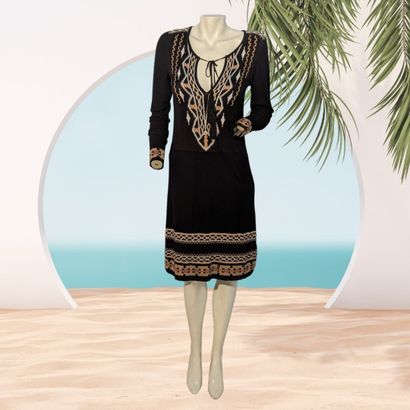 DESIGNUAL
Robe longue en lainage de viscose...