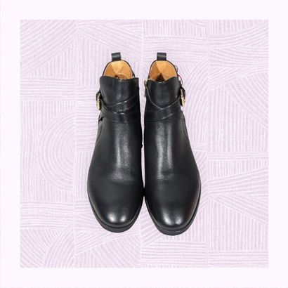PIKOLINOS
Paire de bottines en cuir noir...