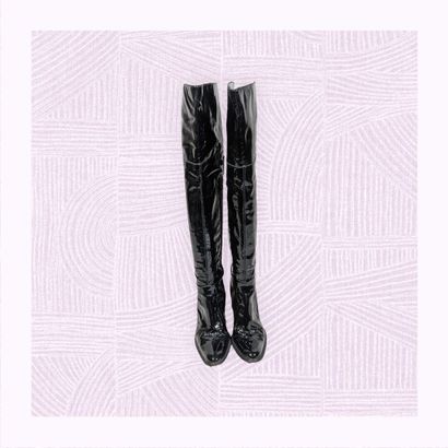 VERO CUOIO
Paire de bottes cuissardes en...