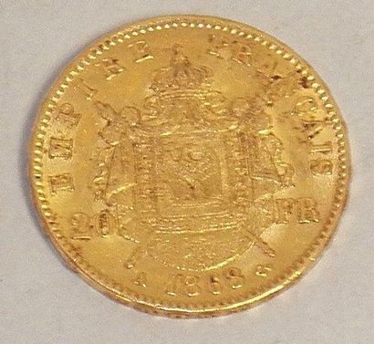 Pièce de 20 Francs or 1868 Tête laurée