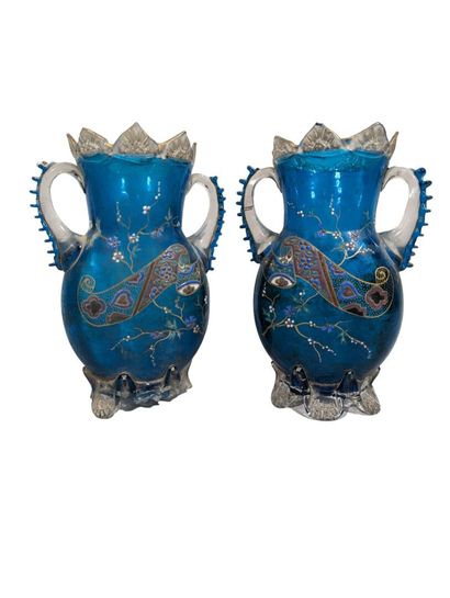 Auguste JEAN (1829-1896)
Paire de vases en...