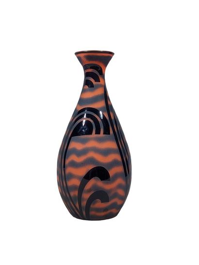 EDMOND ETLING France
Vase de forme balustre...
