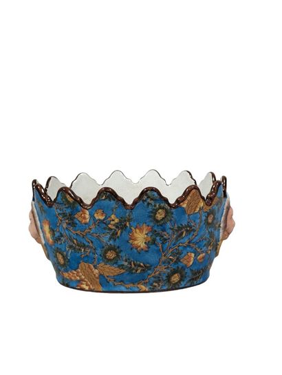Petit rafraichissoir à verres en porcelaine...