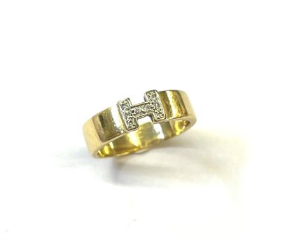 HERMES FRANCE
Alliance en or jaune 18 K (750/oo)...