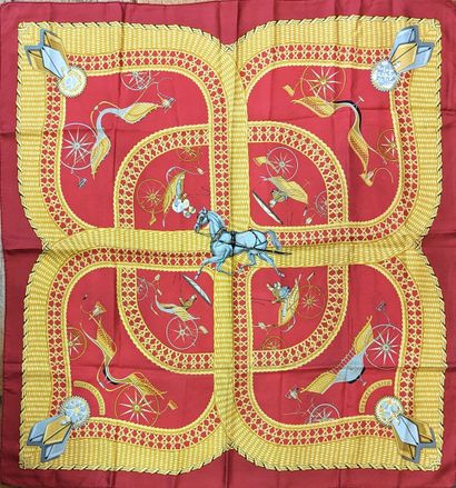 HERMES Paris
Carré en twill de soie modèle...