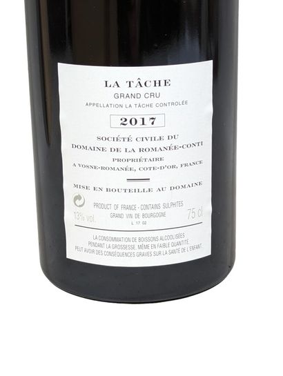 1 bouteille de LA TACHE Domaine de la Romanée-Conti...