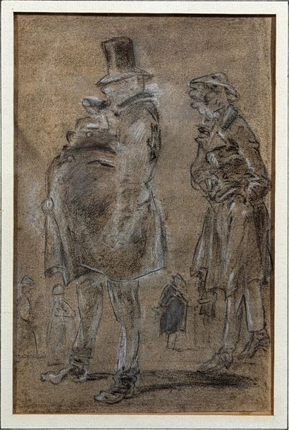 Suite de deux dessins aux deux crayons (mine...