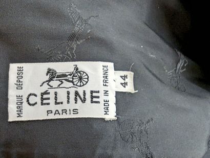 CELINE Paris 
Jupe à plis plats en lainage...