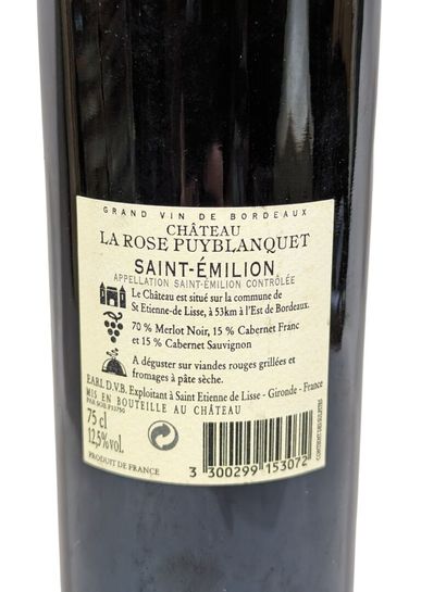 1 blle de Château la Rose Puyblanquet Saint...