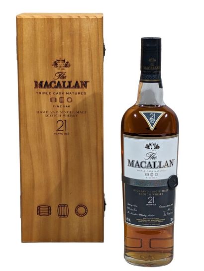1 bouteille de THE MACALLAN Triple cask matured...