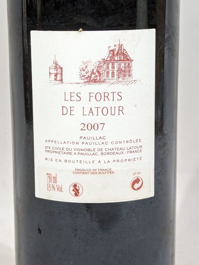 1 bouteille de LES FORTS DE LATOUR 2007