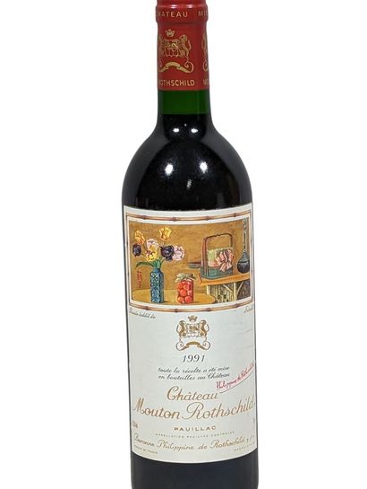 1 bouteille de CHATEAU MOUTON ROTHSCHILD...