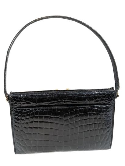 SAC en cuir imitation crocodile d'estuaire,...
