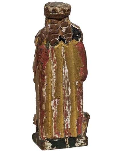 Saint Paul
Sculpture en bois patiné polychrome...