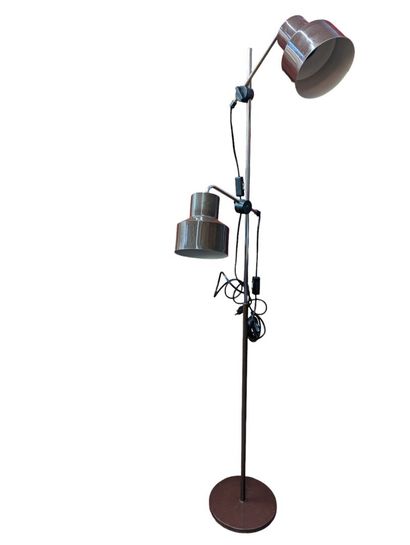 LAMPADAIRE à double spots orientables en...