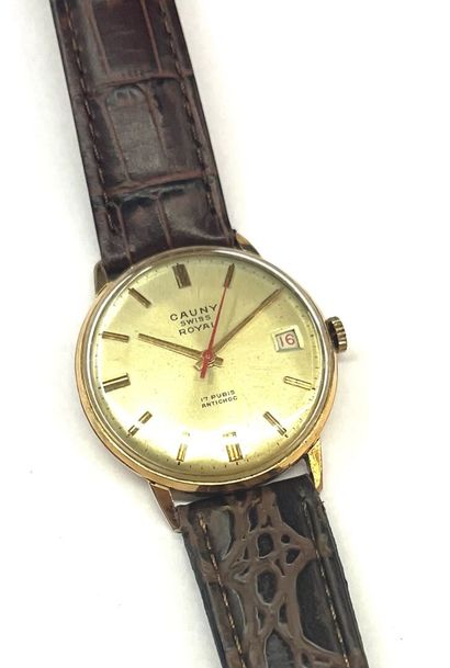 CAUNY, ref. 310-462
Montre en acier doré...