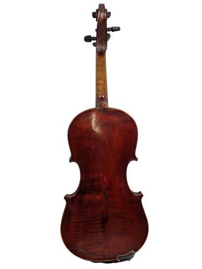 Violon en épicéa, fond à double partie en...