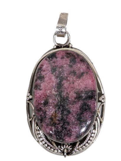 Pendentif en argent 925/°° à décor d'une...