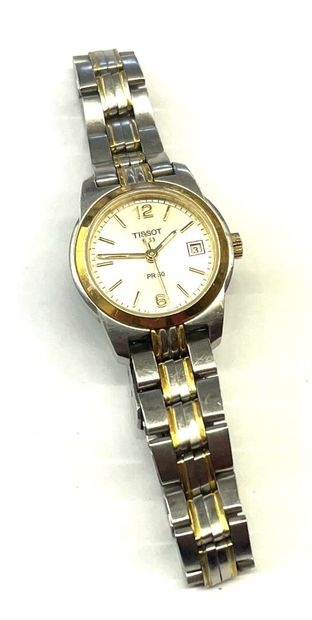 TISSOT
Montre bracelet de dame en acier,...