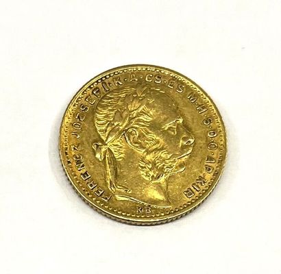 1 pièce de 20 Francs or Hongrie Ferenc József...