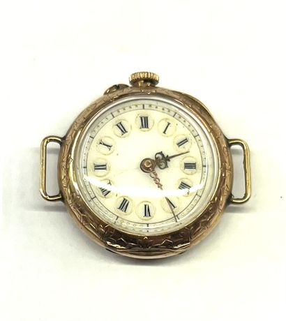 BOITIER de montre en trois or 18k (750/°°)...
