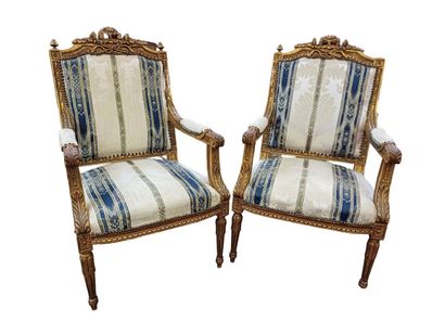 Paire de fauteuils 