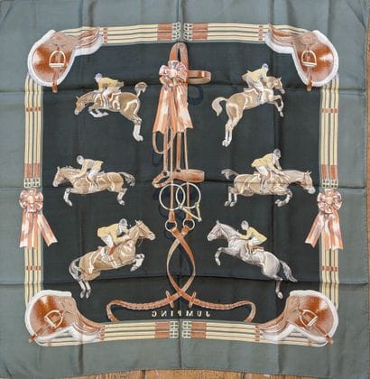 HERMES Paris
Carré en twill de soie modèle...