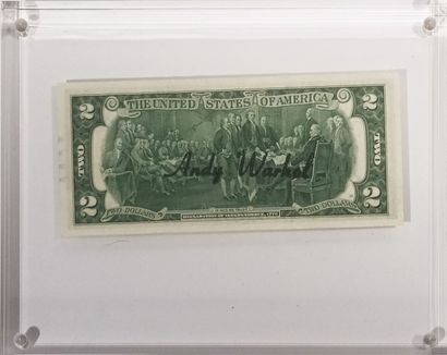 Andy WARHOL (1928-1987)
Signature manuscrite...