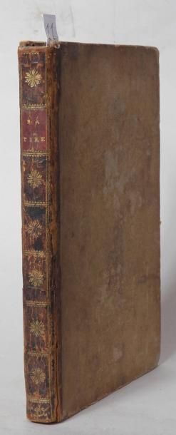 M.C***
Satires. - Amsterdam, 1786. - Un volume...