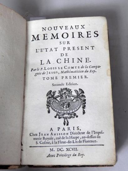 P. Louis LE COMTE de la Cie de Jésus, Mathématicien...