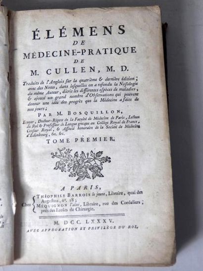 M. CULLEN
Eléments de médecine pratique....