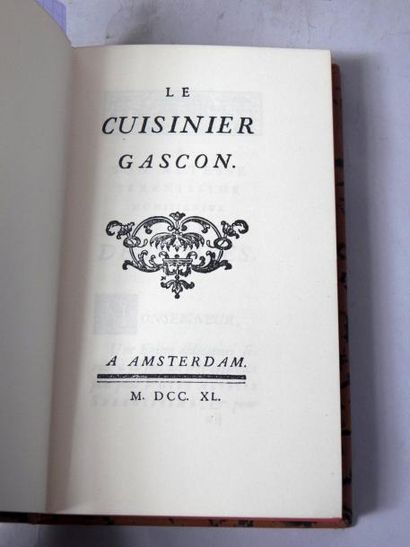 ANONYME
Le Cuisinier Gascon. - Reproduction...