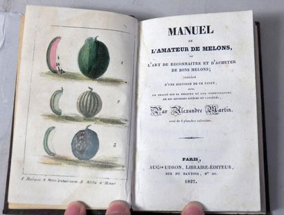 Alexandre MARTIN
Manuel de l'Amateur de Melons...