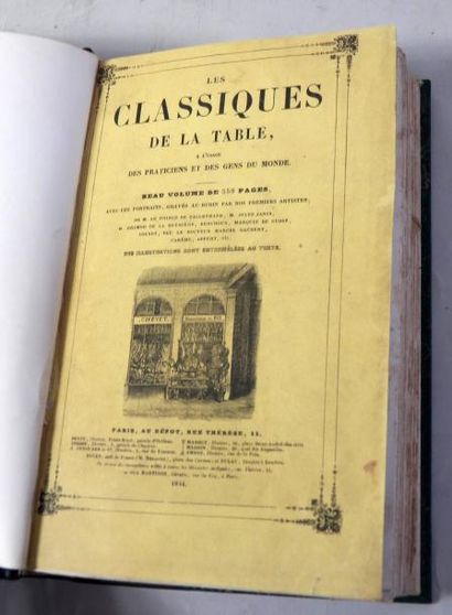 ANONYME
Les Classiques de la Table, à l'usage...